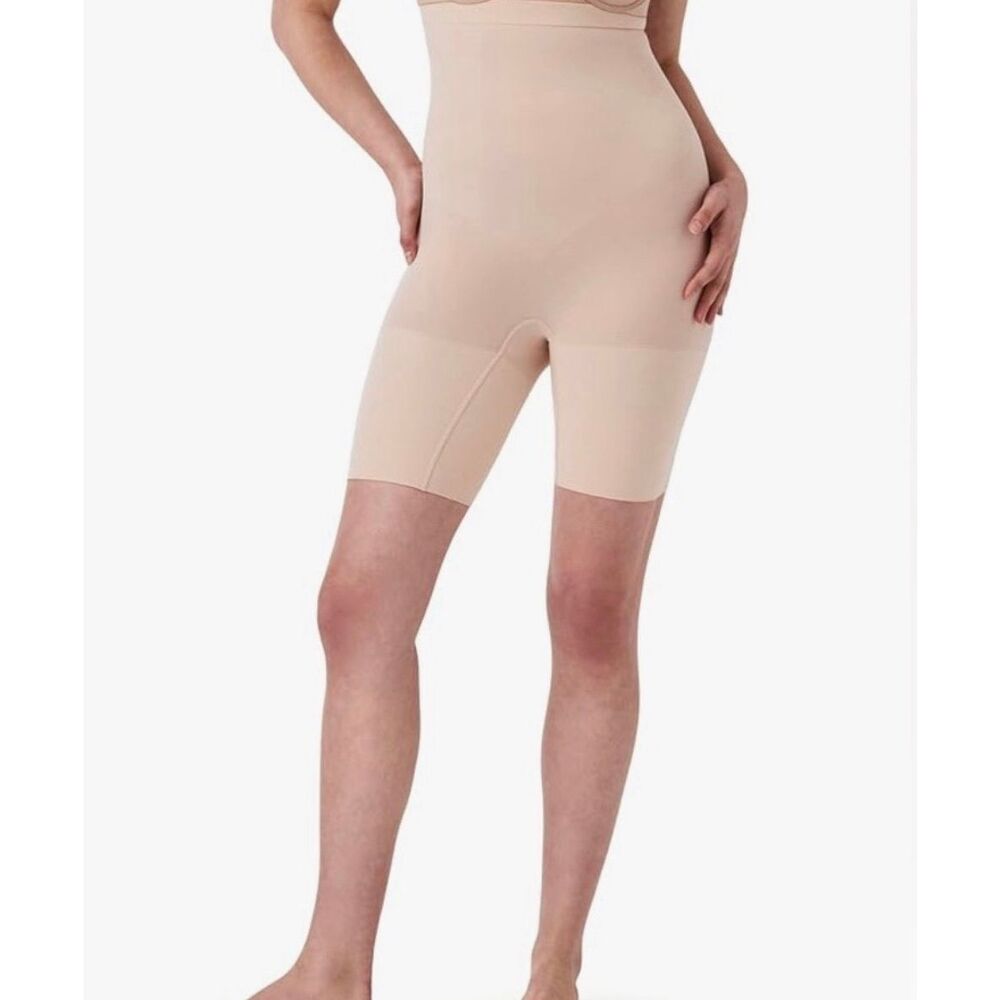 Spanx Higher Power Shorts Soft Nude Plus Size 2X Nwt